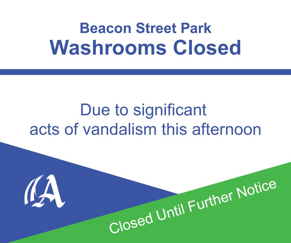 Beacon Street Park Washrooms Closed 20250616