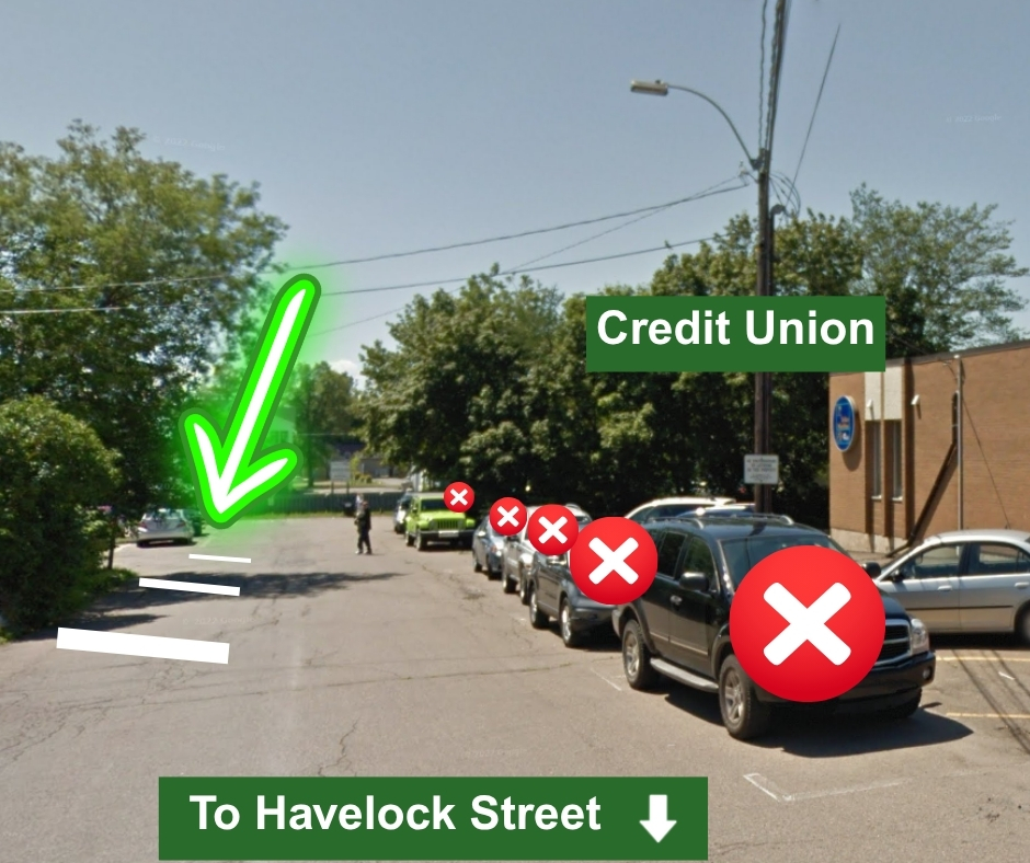 George Blanch Memorial Parking Lot Change to parking location 20250718