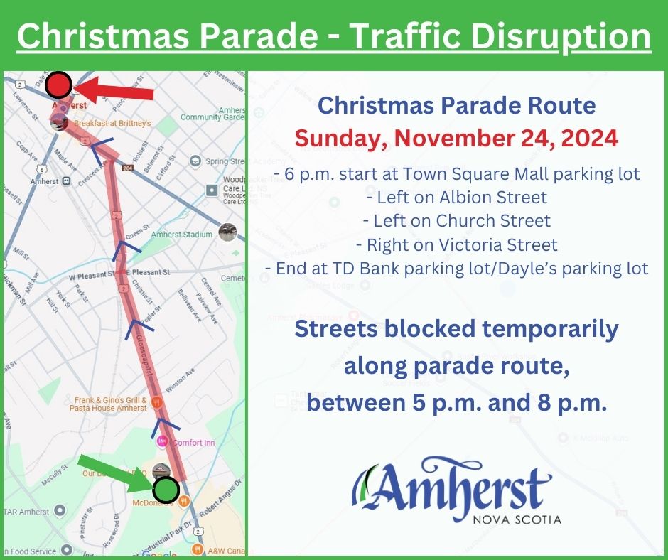 NEW Christmas Parade Street Closure 20241121