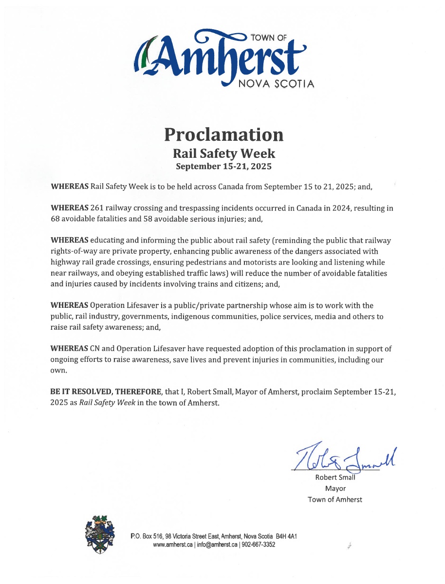 Proclamation Rail Safety Week 2025 SIGNED 1