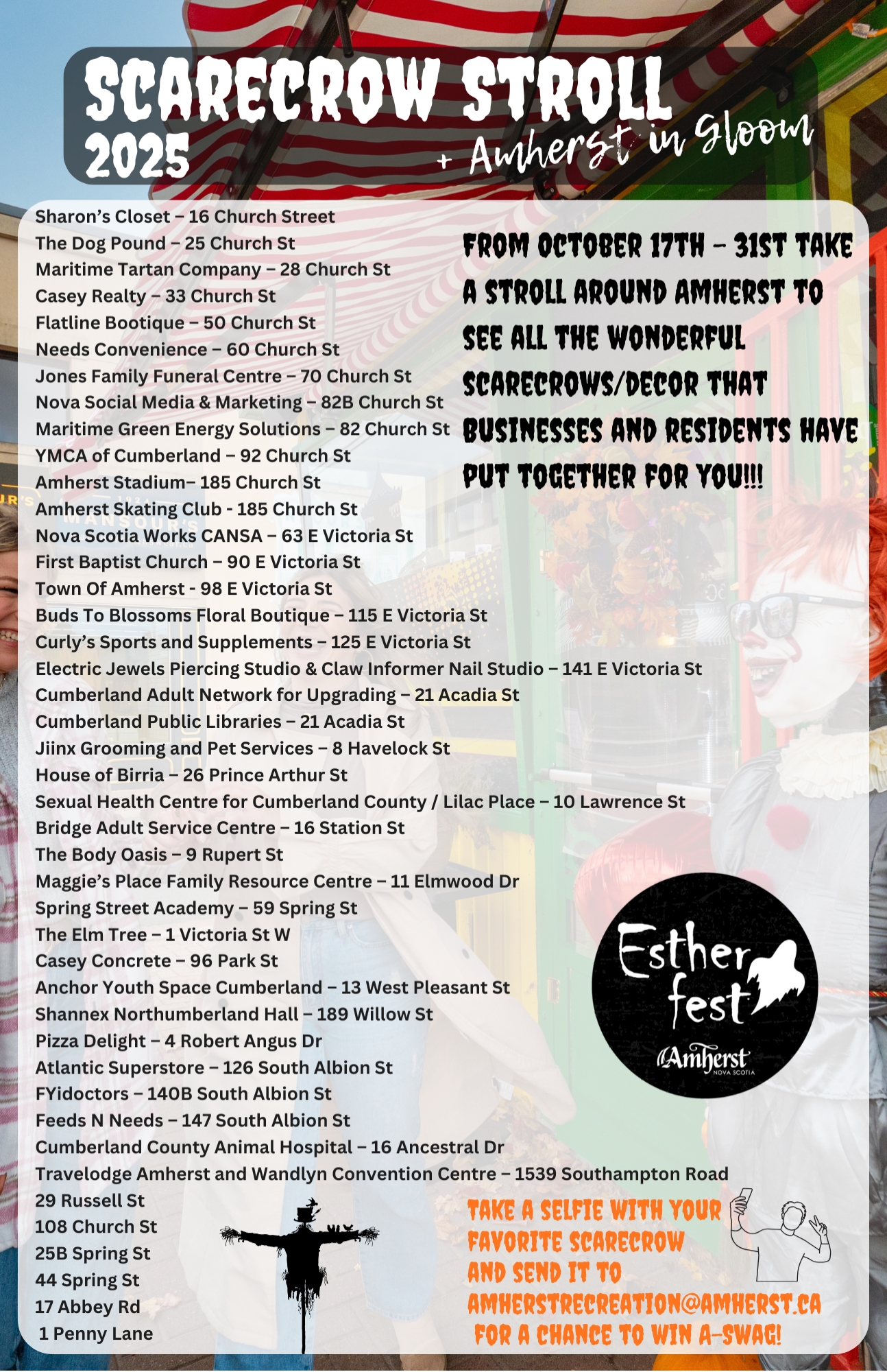 Scarecrow Stroll List 20251014