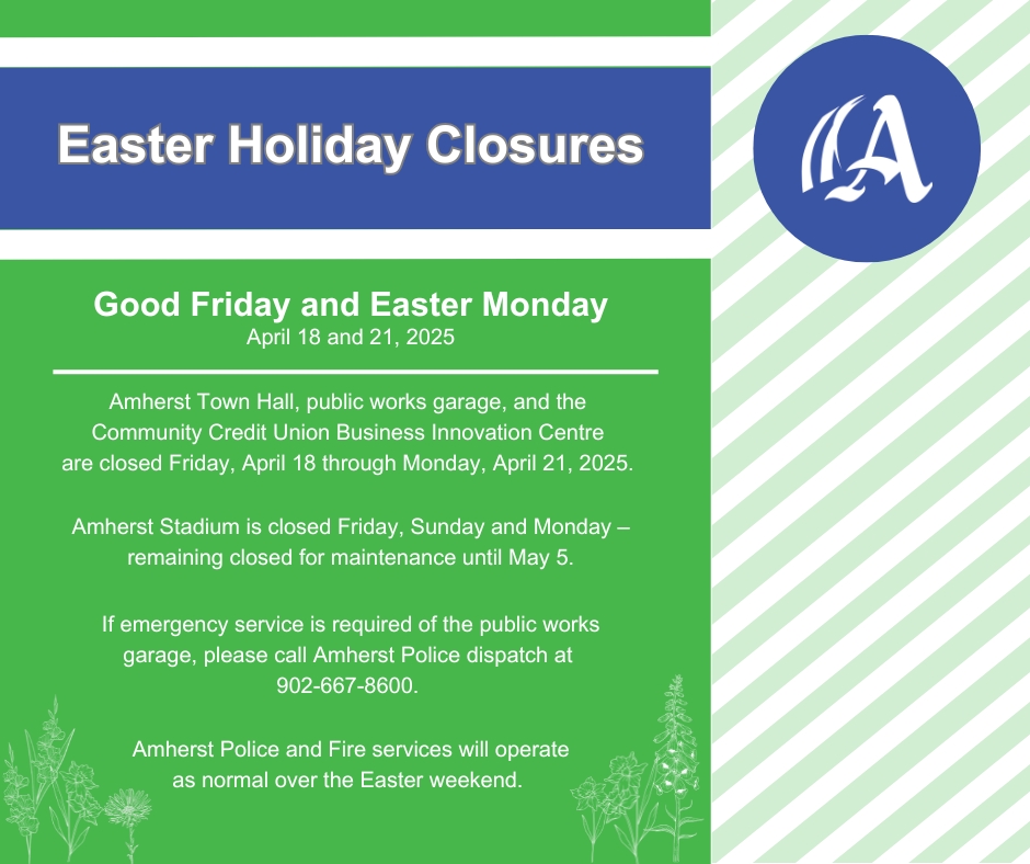 Town Facilities Closed for Easter 20250416