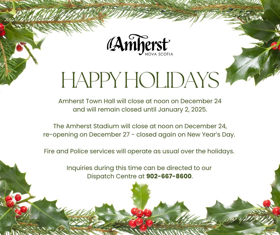 Town Hall Christmas Closure 20241219