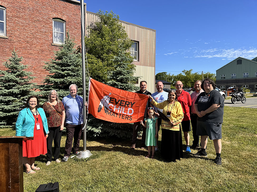 every child matters flag raising